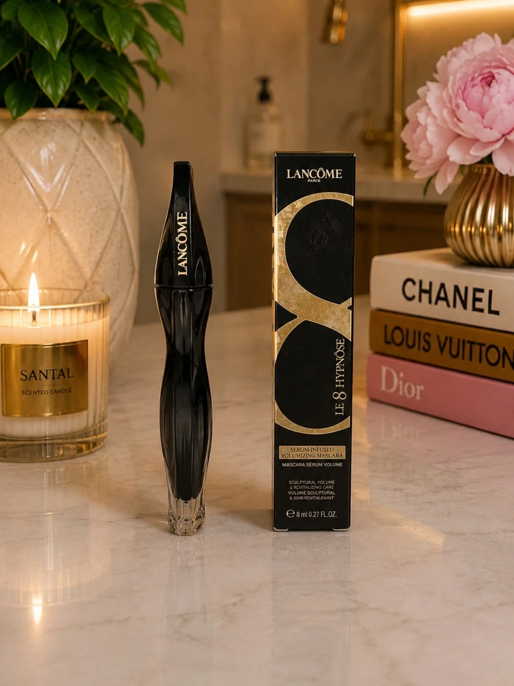 LANCÔME LE 8 HYPNÔSE Serum Infused Volumizing Mascara 01 Noir Sculptural NEW